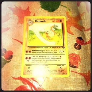 1995 vintage Marowak Pokemon Card